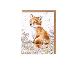 Wrendale Designs Seed Card - Make My Daisy Fox
