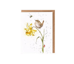 Wrendale Designs Seed Card - The Birds and The Bees Wren
