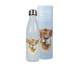 Wrendale Designs Water Bottle - Daisy Cow (500ml)