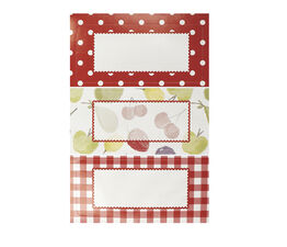 KitchenCraft - Home Made Jam Labels Orchard Design Pack of 30