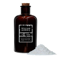 William Morris at Home - Useful & Beautiful Botanic Bath Salts in glass bottle 600g