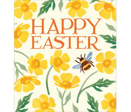 Easter Card - Daffodils With Bee