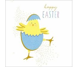 Easter Card - Dancing Easter Chick