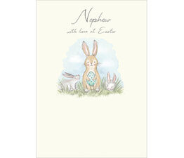 Easter Card - Easter Bunny With Egg