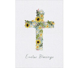 Easter Card - Easter Cross Embroidery