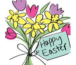 Easter Card - Flowers