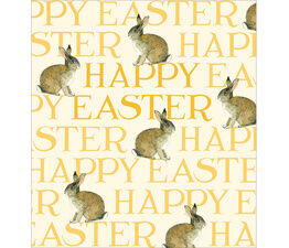 Easter Card - Happy Easter With Rabbits