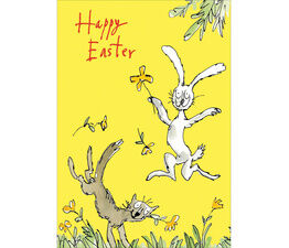 Easter Card - Rabbit, Cat, Various Versions