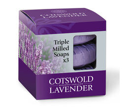 Cotswold Lavender Soap Gift Set (3 x 75g)