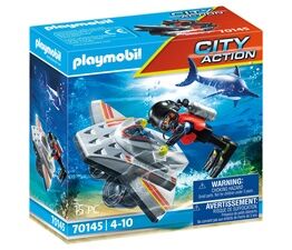 Playmobil - City Action - Diving Scooter - 70145