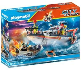 Playmobil - City Action - Fire Rescue & Watercraft - 70140