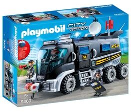 Playmobil City Action SWAT Truck with Working Lights & Sound
