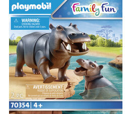Playmobil - Hippo with Calf - 70354