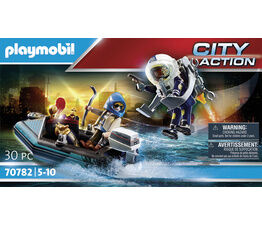 Playmobil - Police Jet Pack with Boat - 70782