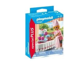 Playmobil - Special Plus - Baker with Dessert Table - 70381