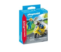 Playmobil - Special Plus - Boys with Motorcycle - 70380