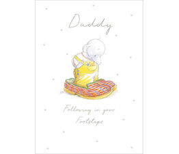Father's Day Card - Daddy'S Slippers