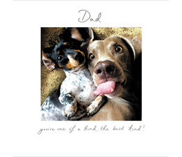 Father's Day Card - Dog Selfie