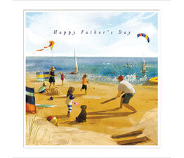 Father's Day Card - Fun On The Beach