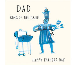 Father's Day Card - King Of The Grill