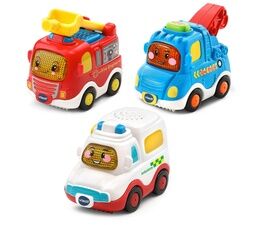 VTech - Toot-Toot Drivers - 3 Car Pack Emergency Vehicles - 242163