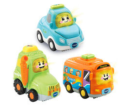 VTech - Toot-Toot Drivers - 3 Car Pack Everyday Vehicles - 242173