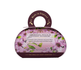 English Soap Company - Signature Oriental Spice and Cherry Blossom Gift Bath Soap 260g