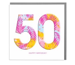 50 Happy Birthday Neon