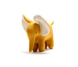Knitted Elephant - Mustard (Large)