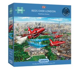 Gibsons - Reds Over London 1000 Piece Jigsaw Puzzle