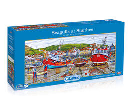 Gibsons - Seagulls At Staithes - 636 Piece Puzzle - G4045