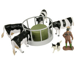 1:32 Britains Farm Toys - Cattle Feeder Set - 43137A1