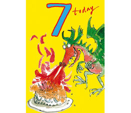 Dragon Breathing Fire On Cake