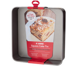 Judge - Bakeware - Square Cake Tin - Loose Base - 30x30x7cm - (11¾x11¾x2¾")
