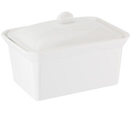 Judge - Table Essentials Ivory Porcelain Butter Dish
