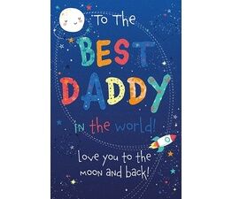 Best Daddy Rocket And Moon
