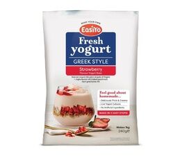 EasiYo - Greek Style Yoghurt Mix - Strawberry