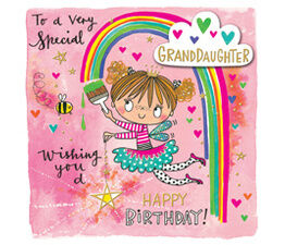 Granddaughter Chatterbox Happy Birthday