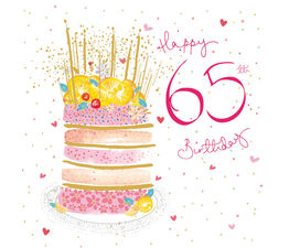 65th Birthday - Birthday Cake