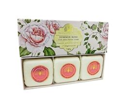 English Soap Company - Gift Boxed Hand Soaps - Summer Rose