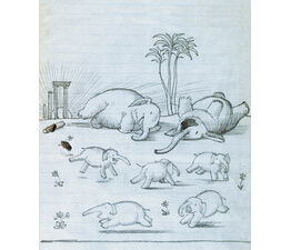 Sketches Of Elephants, Burne-Jones