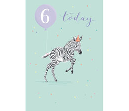6th Birthday - Zebra