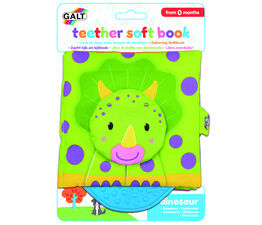 GALT - Teether Soft Book - Dinosaur - 1005275