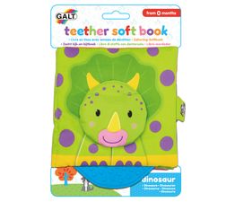 GALT - Teether Soft Book Dinosaur