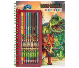 Dino World - Colouring Book & Pencils - 0411385