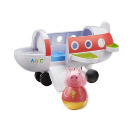 Peppa Pig Weebles Push-Along Wobbily Plane