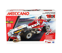 Meccano 10 in 1 Racing Vehicles Model Building Set