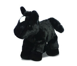 Mini Flopsie - Beau Black Horse 8" - 13297