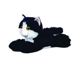 Mini Flopsie - Maynard Black & White Cat 8" - 12743