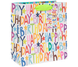 Glick - Medium Gift Bag - Happy Birthday